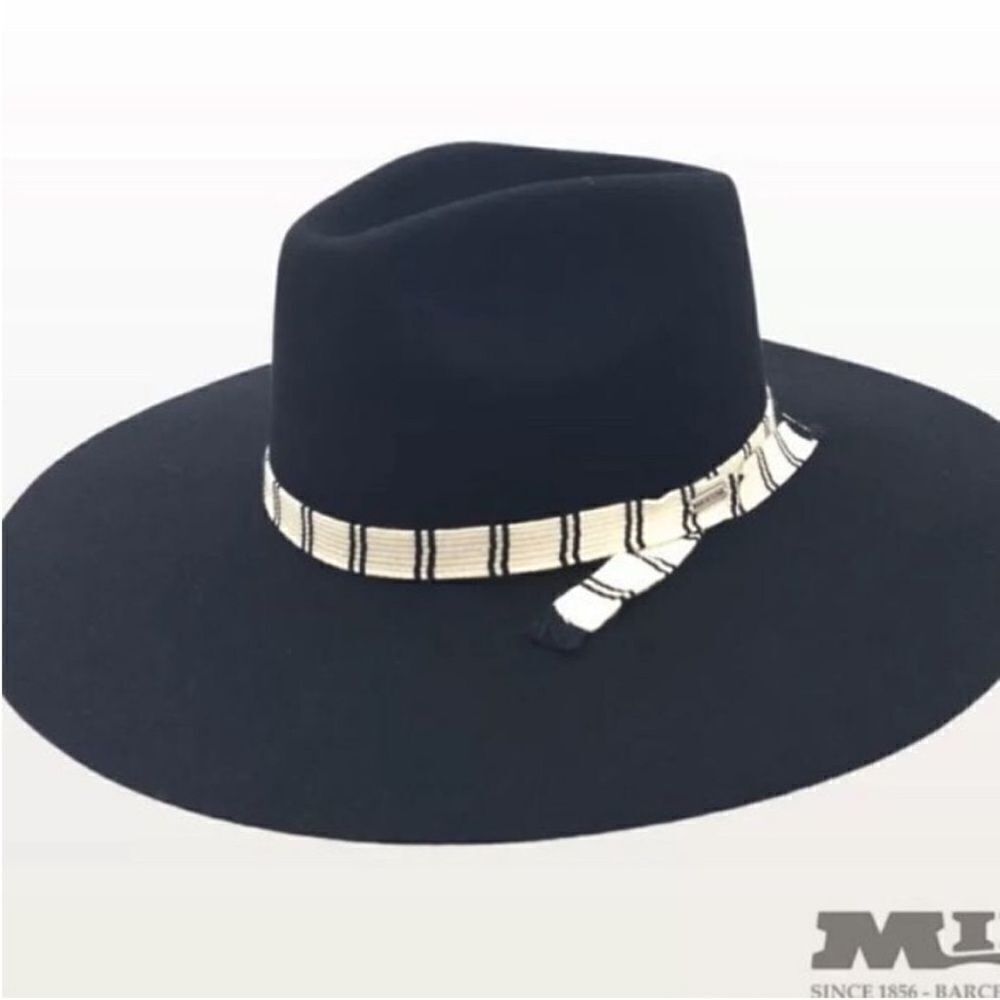 Brixton Leigh Felt Fedora Hat Size M